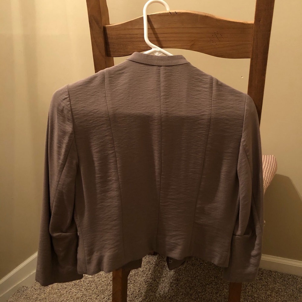 BCBGMaxAzria Mocha Ruffle Jacket - Picture 7 of 9